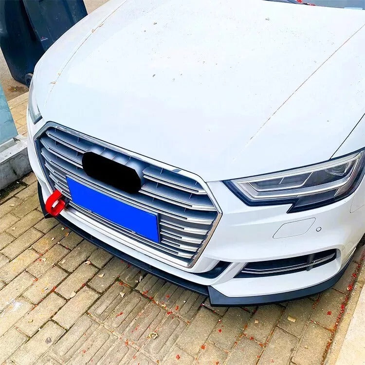 Audi A3 S3 S Line 8V Front Splitter 2017-2020 Abs Gloss Black