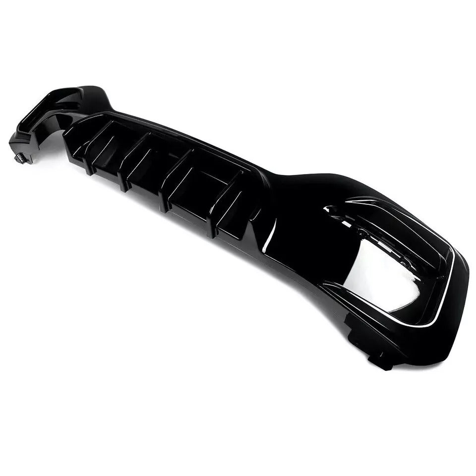 BMW 1 Series F20 F21 Rear Diffuser Lip Bumper 2015-2019 S Gloss Black