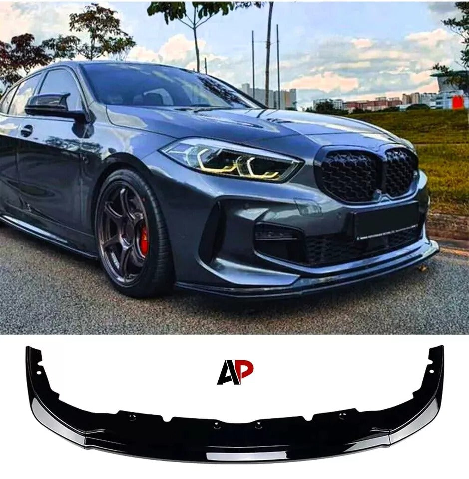 BMW 1 Series F40 Front Splitter 2020-2024 Abs Gloss Black
