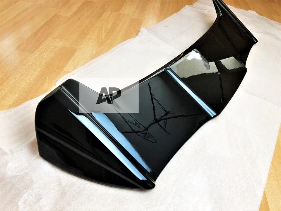 VW Polo MK5 Car Rear Roof Spoiler 2009-17 Batman Style Gloss Black