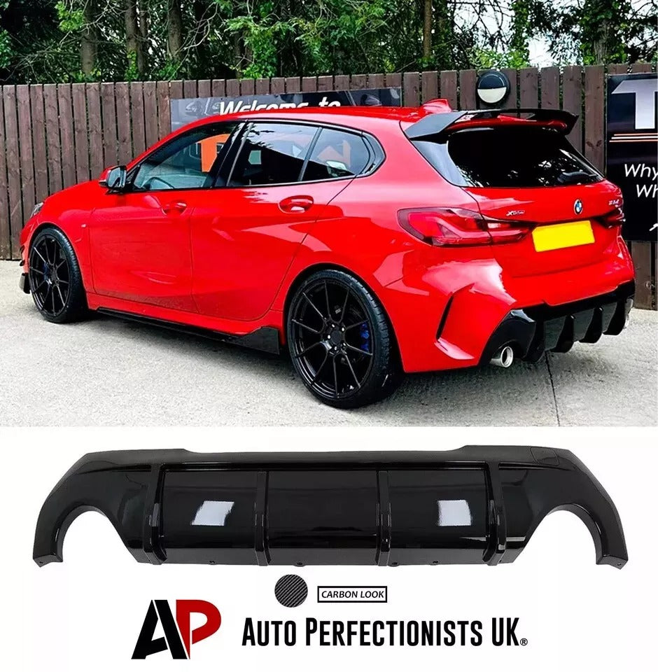 BMW 1 Series F40 Rear Diffuser Lip Bumper 2020-2024 Carbon Fibre