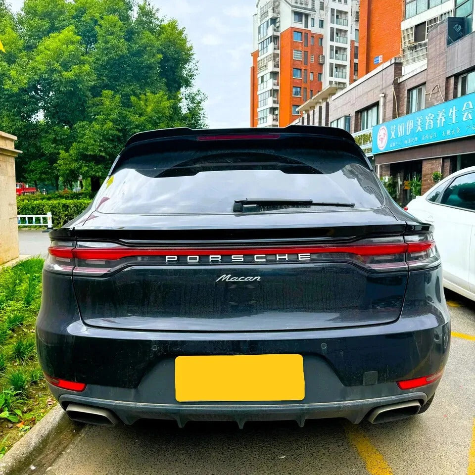 Porsche Macan Car Rear Roof Spoiler 2014-2024 Abs Gloss Black