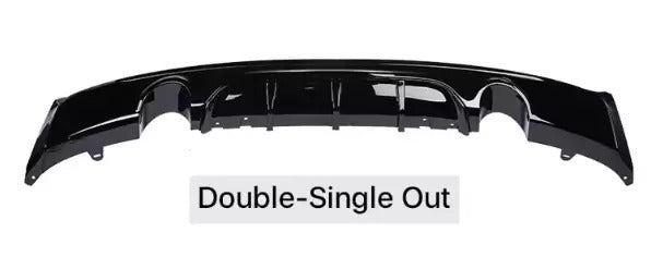 BMW 2 Series F22 Rear Diffuser Valance Bumper 2013-21 ABS Gloss Black