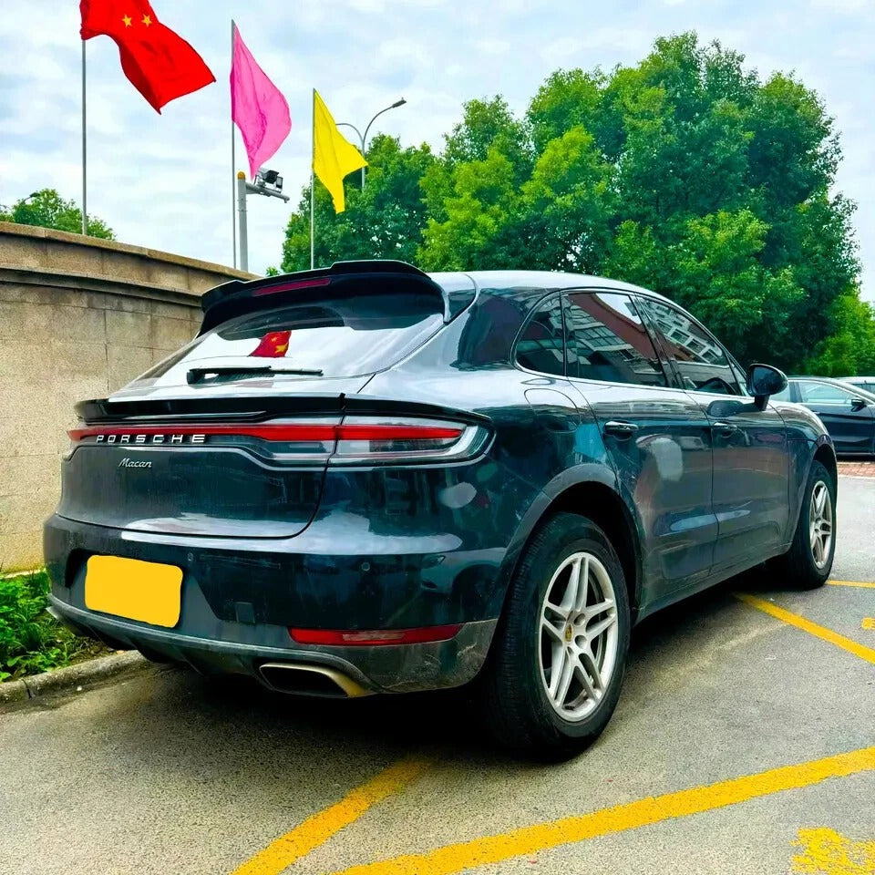 Porsche Macan Car Rear Roof Spoiler 2014-2024 Abs Gloss Black
