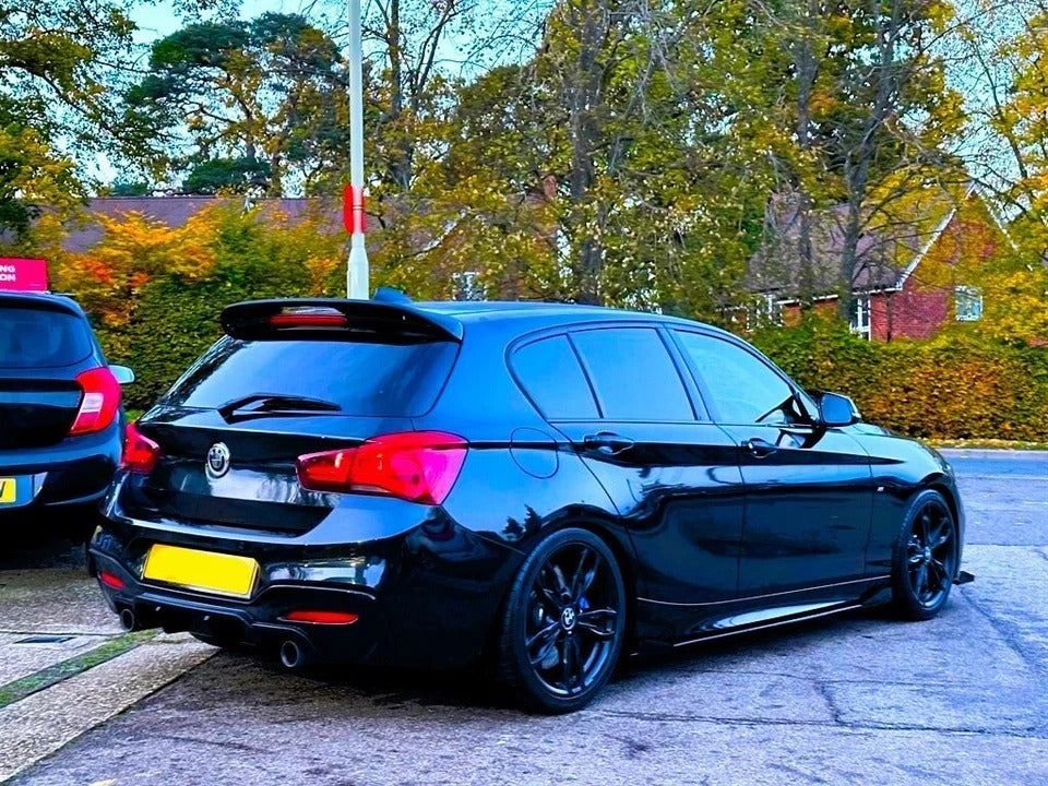 BMW 1 Series F20 F21 Pre-LCI Car Rear Roof Spoiler 2015-2019 Gloss Black
