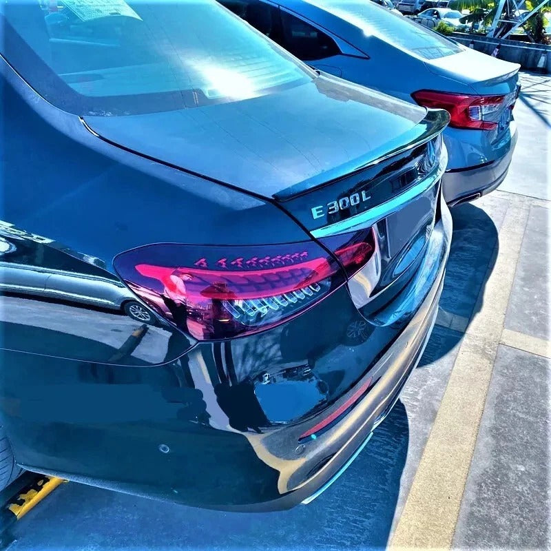 Mercedes E Class W213 Facelift Car Rear Spoiler 2020-2024 Gloss Black