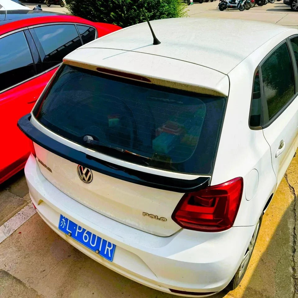 VW Polo MK5 6R 6C Rear Mid Spoiler Wing Lip Body 2009-17 Gloss Black