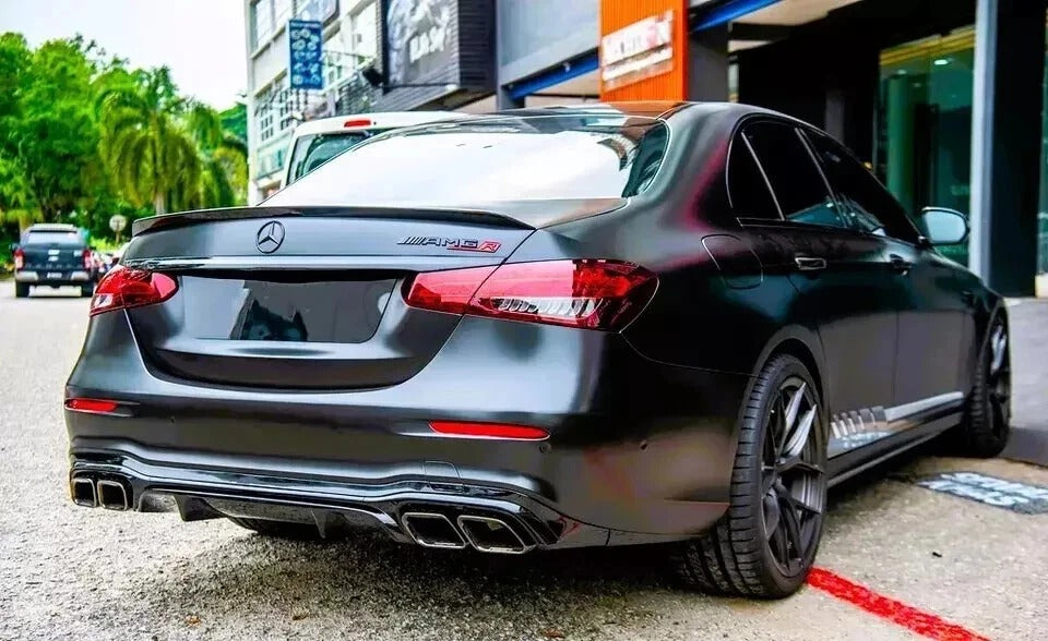 Mercedes E Class E63 W213 Car Rear Spoiler 2020-2024 Gloss Black