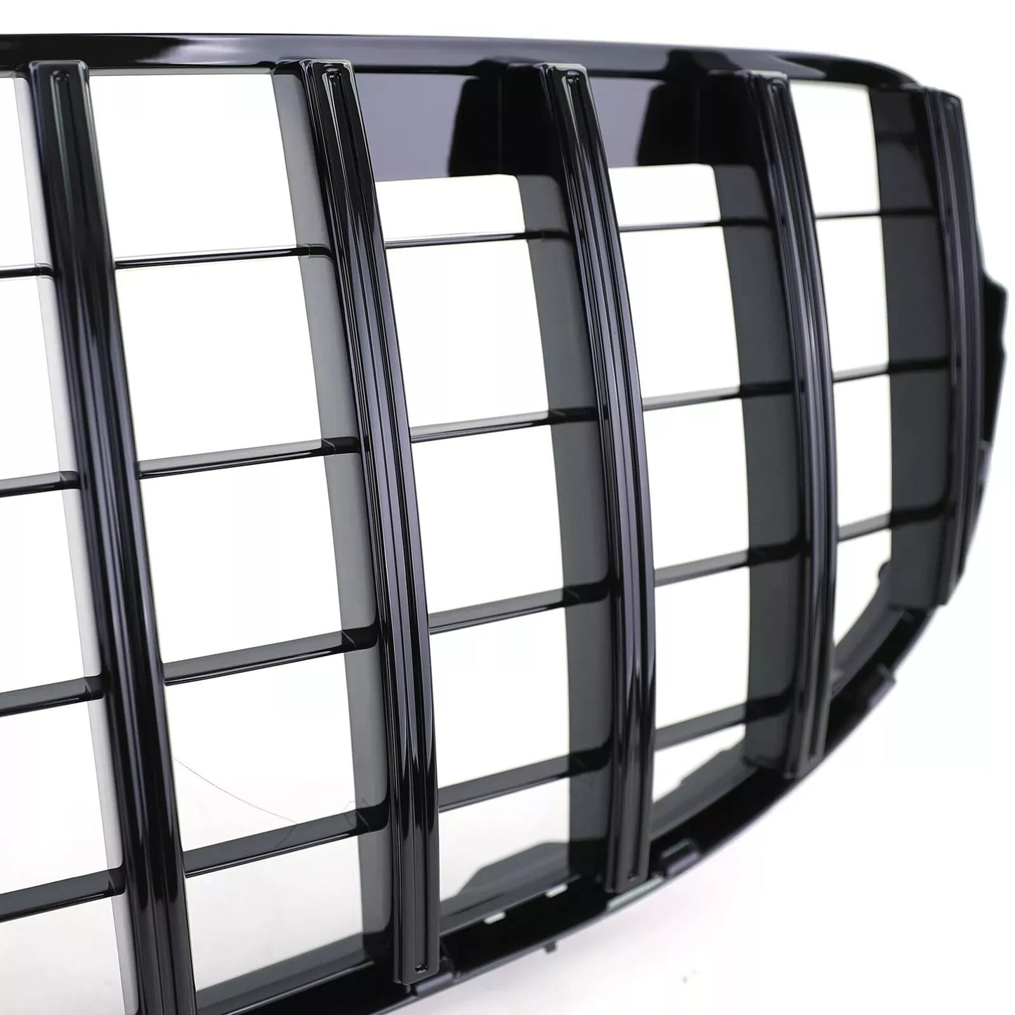 Mercedes GLC W253 Front PANAMERICANA Grille 19-22 ABS Gloss Black