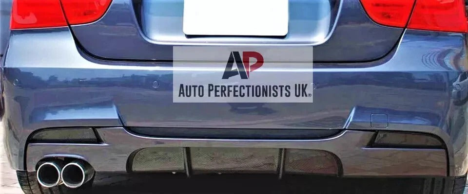 BMW 3 Series E90 Rear Valance Diffuser 2004-2013 Abs Carbon Fibre