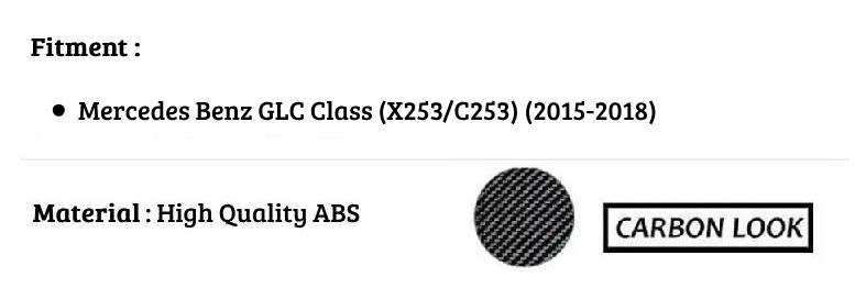 Mercedes GLC Class AMG X253 C253 Front Splitter 2015-2018 Carbon Fibre