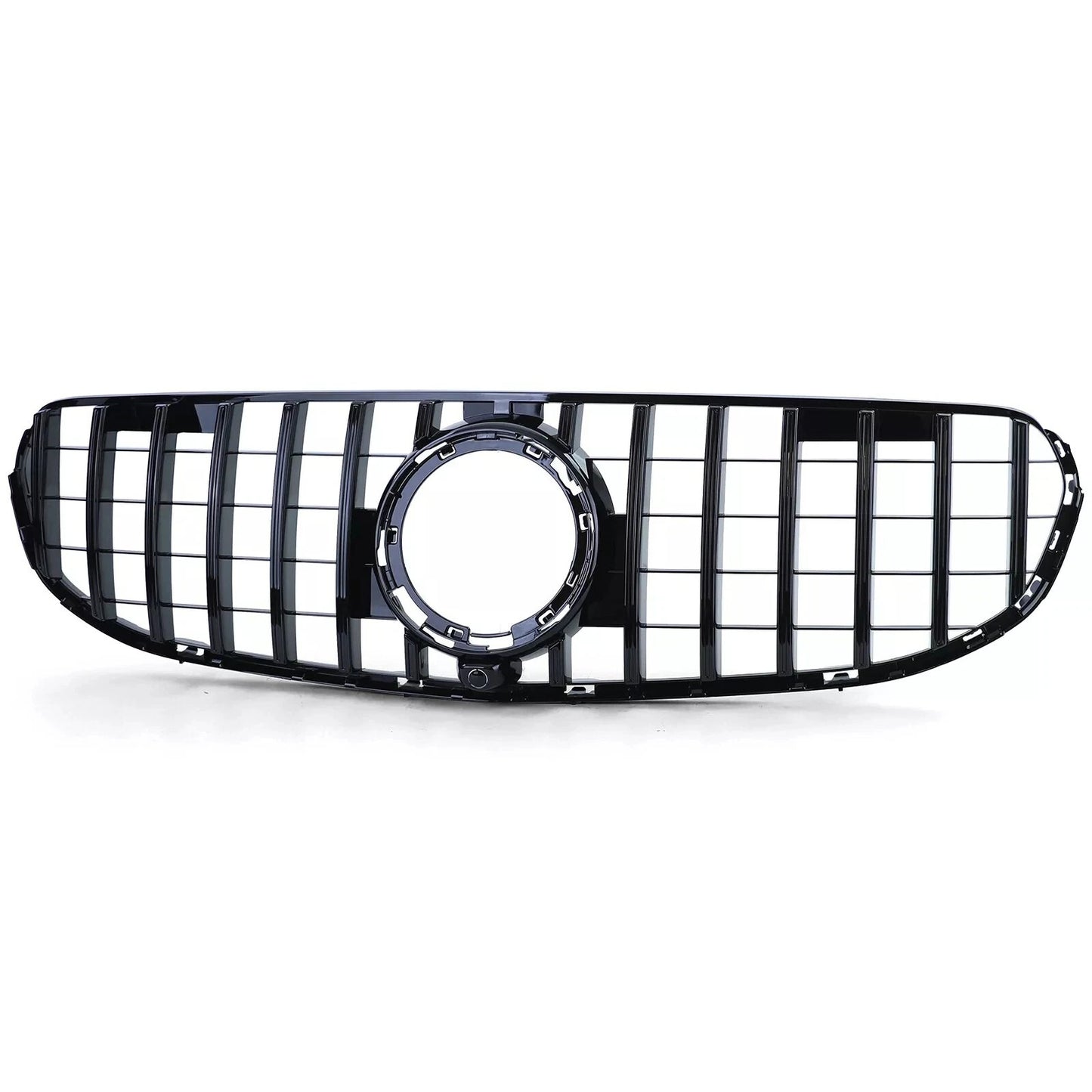 Mercedes GLC W253 Front PANAMERICANA Grille 19-22 ABS Gloss Black