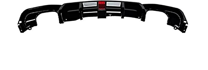 BMW 3 Series F30 F31 Gloss Black Rear Valance Diffuser Spoiler Lip Quad W/LED