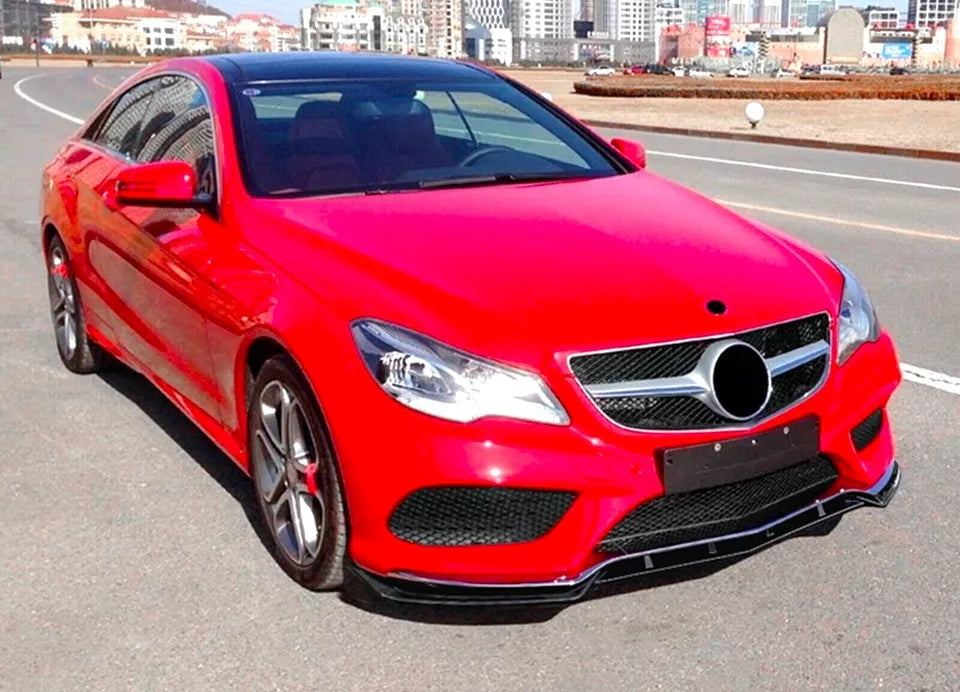 Mercedes E Class Coupe W207 C207 AMG Line Front Splitter 2013-2016 Carbon Fibre