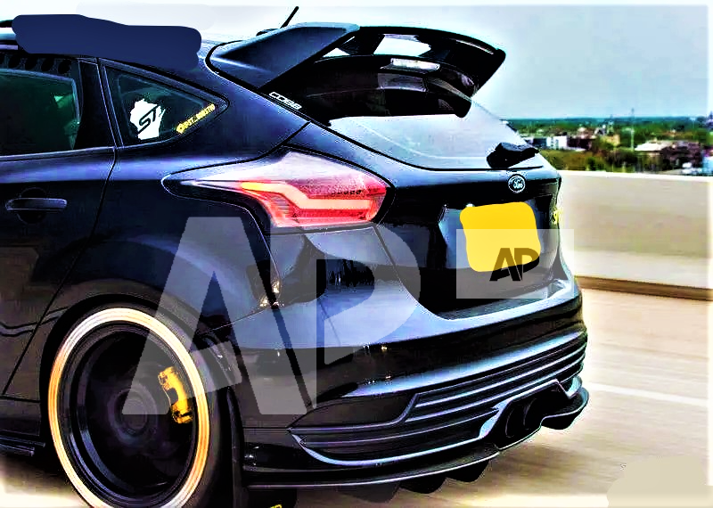 Ford Focus 'RS Style' Look ST MK4 MK4.5 Carbon Fibre Boot Roof Spoiler 2019+