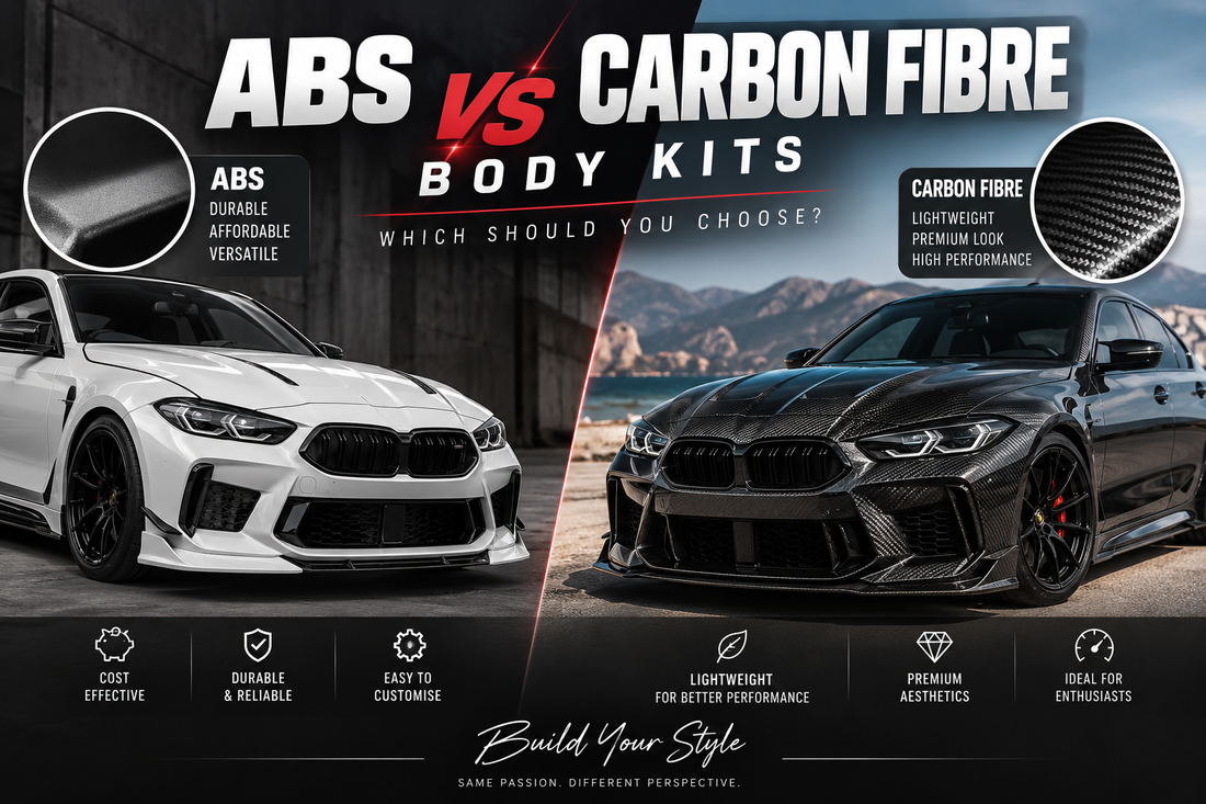 ABS vs Carbon Fibre Body Kits: Which Should You Choose?