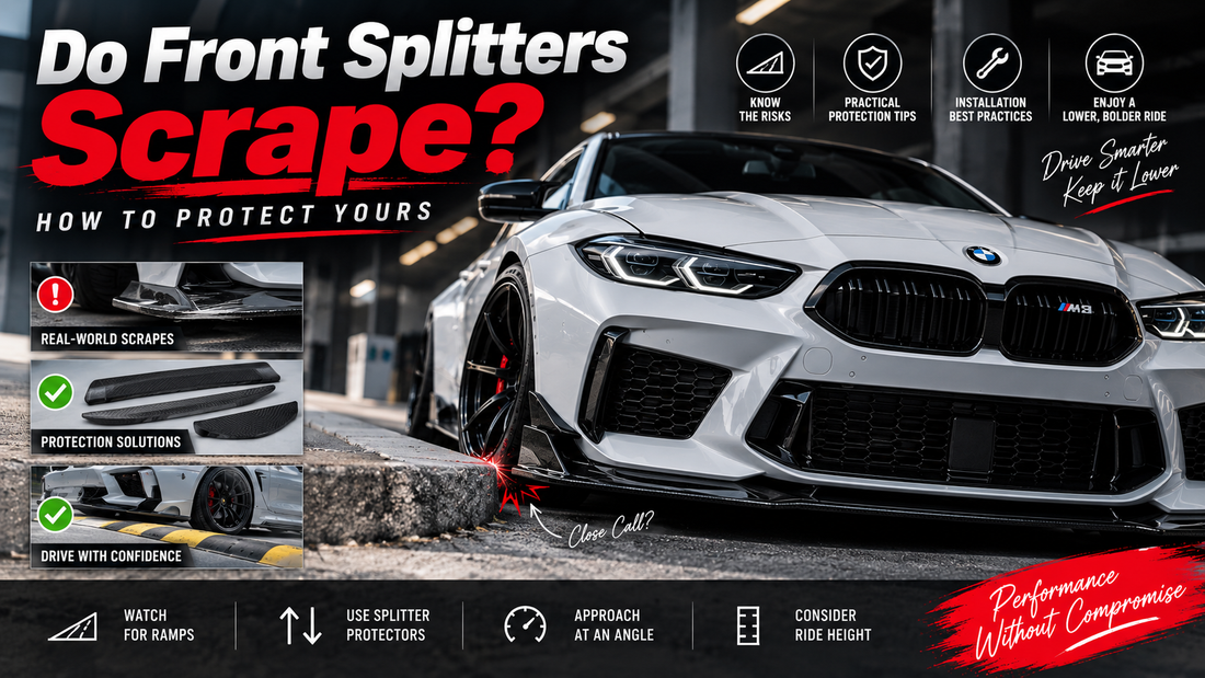 Do Front Splitters Scrape? How to Protect Yours