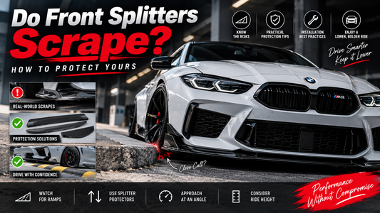 Do Front Splitters Scrape? How to Protect Yours