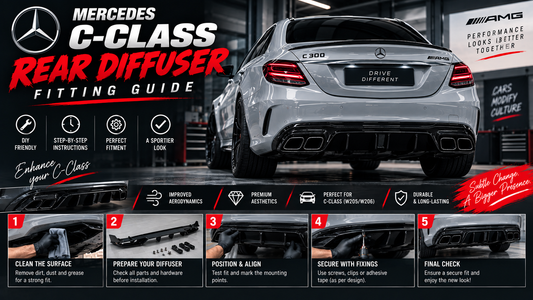 Mercedes C-Class Rear Diffuser: Fitting Guide