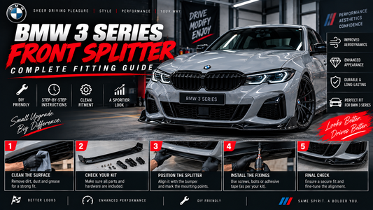 BMW 3 Series Front Splitter: Complete Fitting Guide