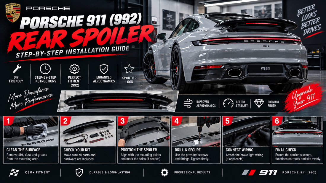 How to Fit a Porsche 911 Rear Spoiler: Step-by-Step Installation Guide (992)
