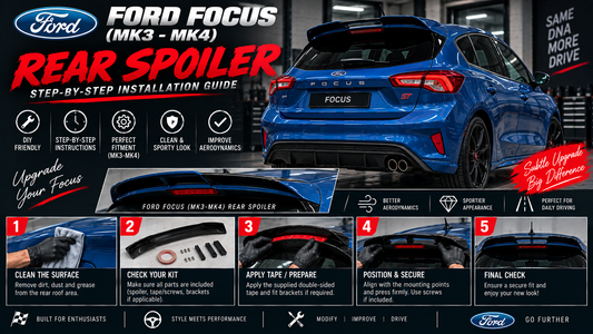 How to Fit a Ford Focus Rear Spoiler: Step-by-Step Installation Guide (MK3-MK4)