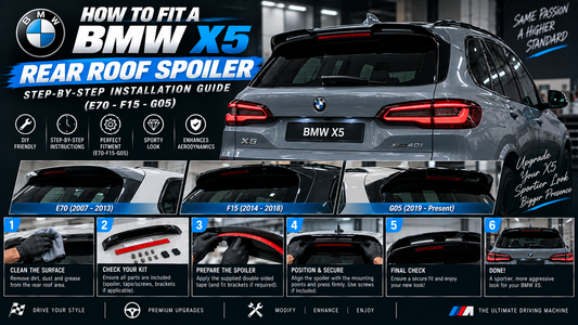 How to Fit a BMW X5 Rear Roof Spoiler: Step-by-Step Installation Guide (E70-G05)