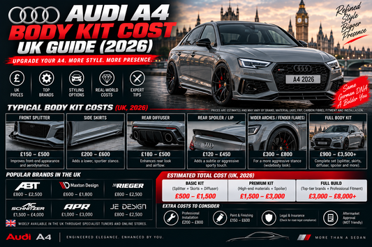 Audi A4 Body Kit Cost UK Guide (2026)