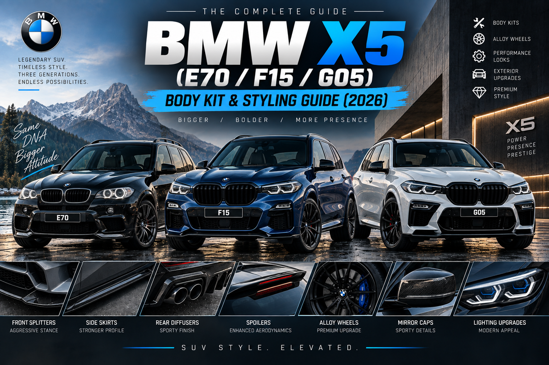 BMW X5 (E70/F15/G05) Body Kit & Styling Guide (2026)