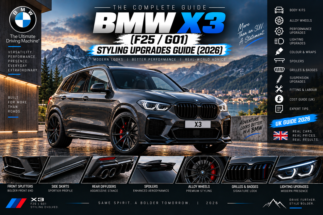 Best BMW X3 (F25/G01) Styling Upgrades Guide (2026)