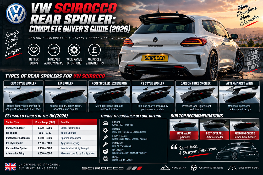 VW Scirocco Rear Spoiler: Complete Buyer's Guide (2026)