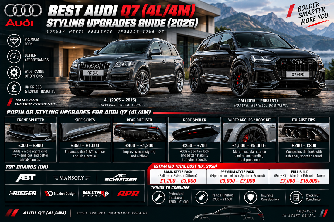 Best Audi Q7 (4L/4M) Styling Upgrades Guide (2026)