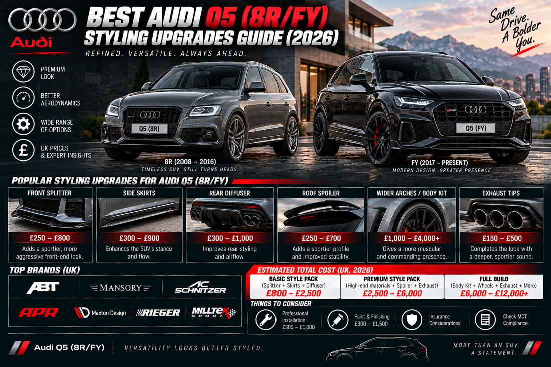 Best Audi Q5 (8R/FY) Styling Upgrades Guide (2026)