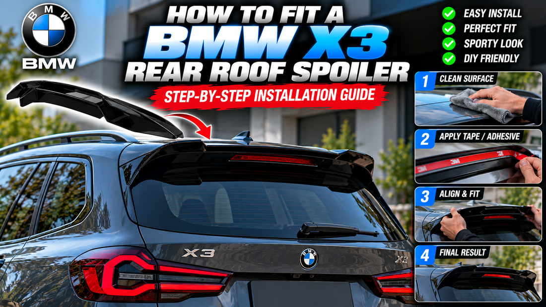 How to Fit a BMW X3 Rear Roof Spoiler: Step-by-Step Installation Guide