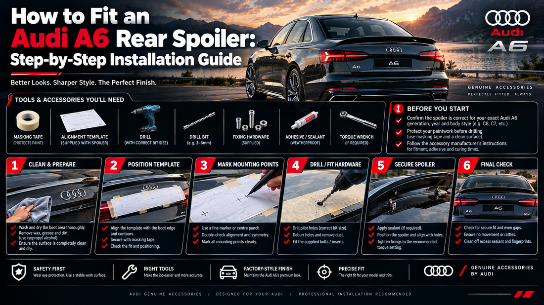How to Fit an Audi A6 Rear Spoiler: Step-by-Step Installation Guide