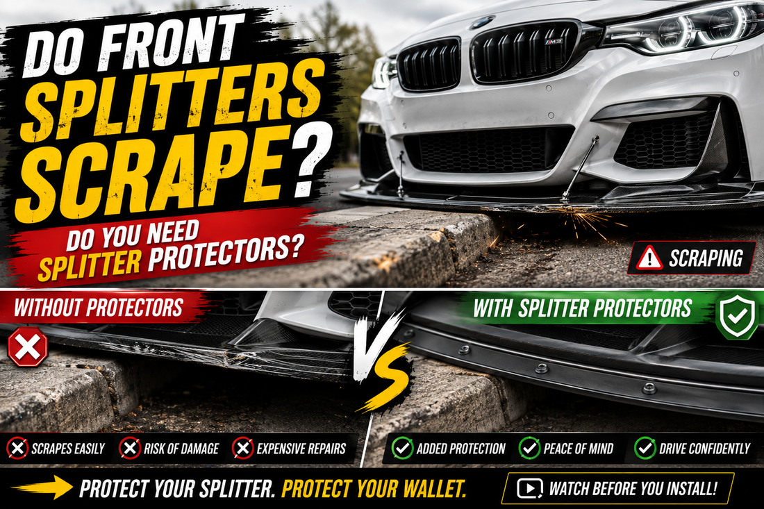 Do Front Splitters Scrape? Do You Need Splitter Protectors?