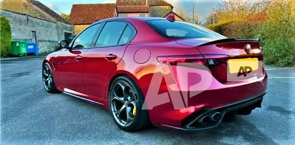 Alfa Romeo Giulia 952 Rear Carbon Fibre Boot Lip Spoiler Body Kit Style 2015+