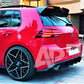 For VW Golf GTI MK7.5 Rear Blade Fin Diffuser Body Kit