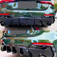 BMW 4 Series G22 G23 Rear Diffuser Lip Bumper 2020-2024 Gloss Black