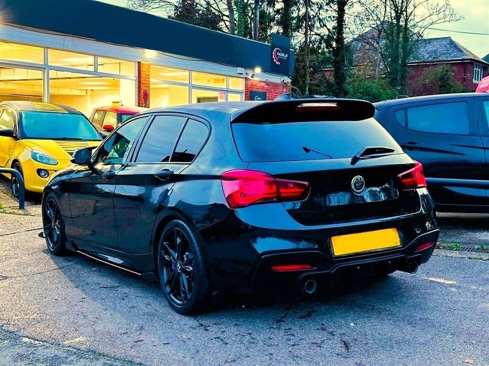 BMW 1 Series F20 F21 Pre-LCI Car Rear Roof Spoiler 2015-2019 Gloss Black