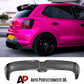 VW Polo MK5 Car Rear Roof Spoiler Wing 2009-2017 Carbon Fibre