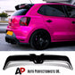 VW Polo MK5 Car Rear Roof Spoiler Wing 2009-2017 Gloss Black