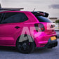 VW Polo MK5 Car Rear Roof Spoiler Wing 2009-2017 Gloss Black
