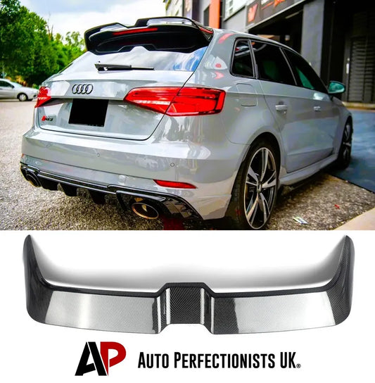 Audi A3 S3 RS3 Sportback Car Rear Roof Spoiler 2013-2020 Carbon Fibre