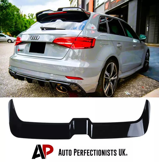 Audi A3 S3 RS3 Sportback Car Rear Roof Spoiler 2013-2020 Gloss Black