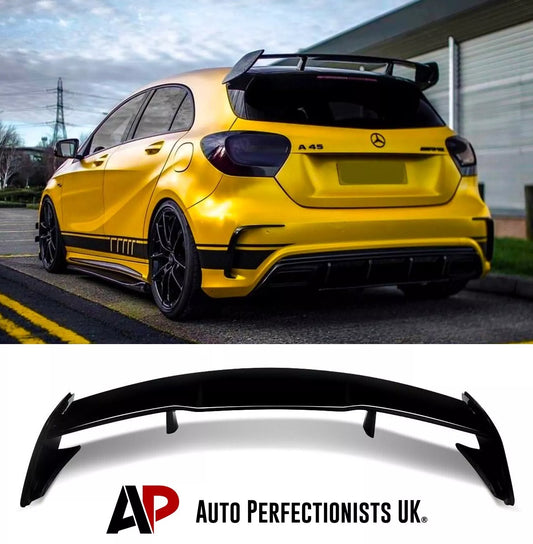 Mercedes A Class Car Rear Roof Spoiler 2012-2018 Gloss Black