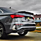 Audi A3 S3 RS3 8Y Saloon Car Rear Spoiler 2020-2024 Gloss Black