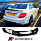Mercedes C Class W204 Car Rear Spoiler 2007-2014 Gloss Black