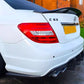 Mercedes C Class W204 Car Rear Spoiler 2007-2014 Gloss Black