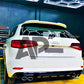 Audi A3 SE Sportback Car Rear Spoiler 2013-2020 Gloss Black